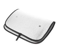 SOLUSTRE 2pcs Rv Door Shade Window Cover Car Sunshade Protector Camper Travel Trailer Silver Aluminum Foil Privacy Protection Keep Passenger Cool Hot Summer Long-distance Travel