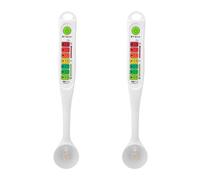 SOLUSTRE 2pcs Salinity Tester: High-Precision Handheld Salinity Tester - Portable Digital Salt Meter for Brine Pickle Fermented Foods and Soups