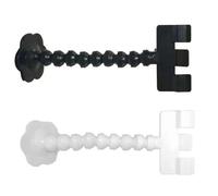 SOLUSTRE 2pcs Smartphone Attachment Clips Pet Selfie Rods Pvc Material White Black Clip for Pet Treat Or Helps Take Photos Phone Accessory