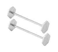 SOLUSTRE 2pcs Stainless Steel Metal Chopsticks Rest Multi-Functional Utensil Holder for Forks Spoons Cutlery Kitchen Dining Table Organizer