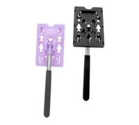 SOLUSTRE 2pcs Telescopic Parking Card Holder Rod Extendable Contactless Payment Pole for Vehicle Toll Swiping Reacher Tool for Indoor Outdoor Parking