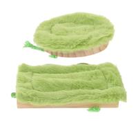 SOLUSTRE 2pcs Thickened Warm Bird Nest Bed for Cage Hanging Cozy Snuggle Hut for Parrots Budgies Cockatiels Providing Comfortable Sleeping Space for Small Birds inside Cage
