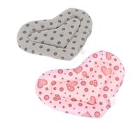 SOLUSTRE 2pcs Warm Hamster Nest Pad Cotton Sleeping Mat Lightweight and Easy to Store Small Animal Bed for Mouse and Squirrel Rest and Play