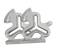 SOLUSTRE 2Pcs Wear-resistant Plum Blossom Sewing Gauge for Precise Stitching DIY Sewing Supplies with Triangular Positioning Guide for Tailors and Quilters