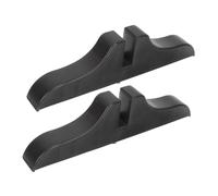 SOLUSTRE 2pcs Wear-resistant Screen Feet Divider Bases Stable Household Divider Stand for Folding Screens and Partitions Easy to Fix with Smooth Polished Surface Black