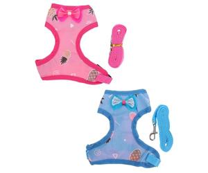 SOLUSTRE 2sets Pet Rooster Harness Leash with Pulling Rope Chicken Saddle for Hens Outdoor Walking Traction Chain Even Pressure Distribution for Halloween Christmas Easter