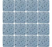 SOLUSTRE 3 Bottles 600pcs Eyelash Glue Wiper Cotton Pads Blue Label Lash Extension Cleaning Wipes for Salon and Nail Art