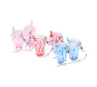 SOLUSTRE 3 Pairs Cute Ice Cream Earrings for Women Acrylic Resin Pendant Jewelry Pottery Material Fashion Accessories for Birthday Party Wedding Anniversary