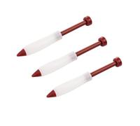 SOLUSTRE 3 Pcs Silicone Pastry Pen for Cake and Chocolate Decorating Food Writing Tool for DIY Baking at Home Easy Squeeze Cream and Cookie Decorating Accessories