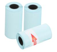 SOLUSTRE 3 Rolls Thermal Label Paper Self-Adhesive Blank Stickers for Printer Decals Permanent Matte Surface with Code Printing and Stain-Resistant Correction Labels for Office and Home Use