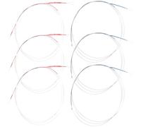 SOLUSTRE 3 Sets Erhu Replacement Strings Full Set with Steel Wire Inner and Outer Strings, Practical Erhu Accessories for Beginner and Professional Folk Instrument Use