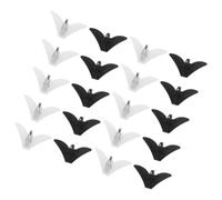 SOLUSTRE 30pcs Bow Tie Collar Clip with Stable Clasp Structure and Precision Edges, Plastic and Metal Bow Tie Slider Adjuster for Business and Formal Meetings, Prevents Collar Pressure