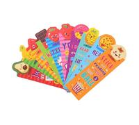 SOLUSTRE 30pcs Cartoon Fruits Bookmarks for Fun School Supplies Paper Page Markers Decorative Book Markers for Reading and Classroom Rewards