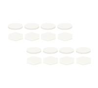 SOLUSTRE 30pcs Ceramic Aquarium Coral Bases for Fish Tank Supplies Safe Material High Temperature Firing Suitable for Hard Corals on Live Rocks and Aquarium Decoration