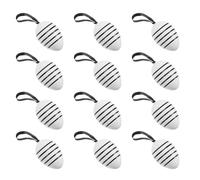 SOLUSTRE 30pcs White Plastic Easter Eggs with Floral Spots Pattern 6x4cm DIY Easter Egg Kit and Photo Props for Spring Home Party