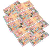 SOLUSTRE 350pcs Paper Money Heaven Paper with Printing Assorted Color Easy to Use for Ancestor Festival and Tomb-Sweeping Festival Random Style