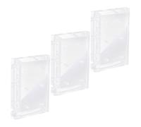 SOLUSTRE 3pcs Acrylic Nail Drill Bit Stand Display Organizer for Manicure Tools Carbide Bits Storage Home Salon Use