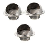SOLUSTRE 3pcs Exhaust Vent Wall Air Extractor Ducting Exhaust Outlet for External Extractor Fan Vent Cover for Outdoor Use