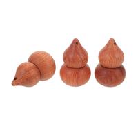 SOLUSTRE 3pcs Gourd-shaped Car Essential Oil Diffuser Bottle Refillable Aromatherapy Pendant for Vehicle Sustainable Hanging Air Freshener Accessory