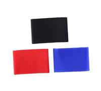 SOLUSTRE 3Pcs Hair Clipper Covers Anti-Slip Silicone Shear Protector Sleeves Fit for Electric Trimmers with Heat-Resistant Scratch-Resistant Flexible Grip in Black Red Blue