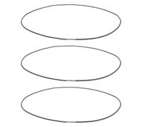 SOLUSTRE 3pcs Heavy-duty Elastic Trash Can Bands for Garbage Bag Holders, Reusable Elastic Rope Straps, Easy to Use, Non-slip Fixing Bands for Office and Home Trash Cans