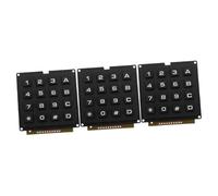 SOLUSTRE 3pcs Industry Keypad Computer Keyboard Module Matrices Button Key Keysheet Keypad Keyboard Module for Microcontroller