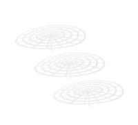 SOLUSTRE 3PCS Pickle Jar Press Plates Round Mesh Fermenting Weights for Pickled Foods Vegetables Fermentation Fixing Tool for Canning Supplies and Infused Beverages
