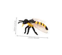 SOLUSTRE 3pcs Realistic Animal Figures Honeybee Figurines Insect Toy Science Project Cake Topper Early Educational Toys Birthday for Toddlers Boys and Girls Bee Model Bee Figure