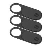 SOLUSTRE 3pcs Sliding Cabin Lens Privacy Covers for Model 3/y, Black Webcam Protector Blocker for Car Interior, Ultra-thin Privacy Shield for Vehicle