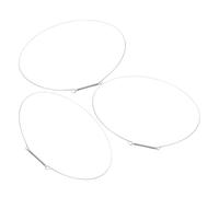 SOLUSTRE 3pcs Washing Machine Door Seal Clamp Spring Replacement, 31cm Steel Wire Ring with Enhanced Elasticity and Wide Compatibility for Front Load Washing Machines, for Daily Household