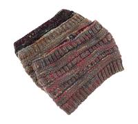 SOLUSTRE 3pcs Women’s Ear Warmer Headbands with Plush Woolen Yarn, Soft and Skinfriendly Winter Knit Headbands for Parties, Stylish and Elastic Hair Bands with Vintage Crochet Design