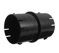 SOLUSTRE 4 Inch Corrugated Pipe Hose Adapter for Improved Drainage Flow with Effortless Snap Installation, Plastic Internal Pipe Coupler for Outdoor Gutter System Fittings and Yard Drainage
