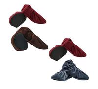SOLUSTRE 4 Pairs Thickened Anti-slip Shoe Covers Non-skid Sole Protector for Indoor Outdoor Use Lightweight Footwear Case with Random Color Random Color