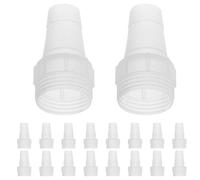 SOLUSTRE 40pcs Plastic Hose Barb Straight Connector for Water Balloons Quick Water Filling Adapter with Sturdy Plastic Material Practical Match