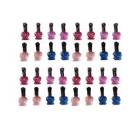 SOLUSTRE 40pcs Resin Mini Nail Polish Phone Shell Decor for DIY Craft, Simulated Nail Polish Decorations, Stylish and Chic Phone Accessories for Lady and Girl Random Color