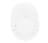 SOLUSTRE 420Pcs Lace Doilies Paper Cake Mats of Greaseproof Baking Pads for Weddings Parties and Events Elegant Hollow Edge Design