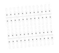 SOLUSTRE 48pcs Magnetic Nail Color Display Sticks with Quick Detach Design for Gel Polish Practice True Color Representation Nail Art Board for Beginners and Salon Use