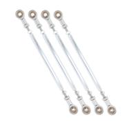 SOLUSTRE 4pcs Atv Steering Tie Rod Kit with Ball Joint Ends Durable Miniature Steering Stem Shaft Replacement for Electric Quad Off Road Vehicles Heavy Duty Precision Fit Repair Accessories