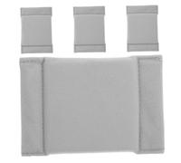 SOLUSTRE 4pcs Camera Bag Dividers Padded Shockproof Insert Partition with Grey Velvet for Dslr Camera Case Interior Organization