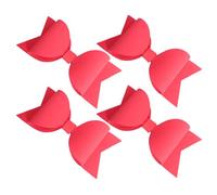 SOLUSTRE 4pcs Christmas Bowknot Decorations Red EVA Large Bows Lightweight Tree Ornaments DIY Xmas Hanging Decor for Wreaths and Gift Wrapping