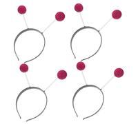 SOLUSTRE 4Pcs Cosplay Hair Hoops Glitter Decorative Headbands for Adults for Parties Birthdays and Unique Costume Accessories