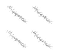 SOLUSTRE 4pcs Curly Willow Vine Garland Black Curly Willow Branches for Rustic Halloween Decor Witches Haunted House DIY Craft Indoor Outdoor Seasonal Accents Lightweight and Versatile