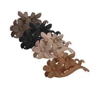 SOLUSTRE 4pcs Cute Hair Claw Clips Floral Vintage Hair Fork Clips for Girls Thick Thin Strong Hold Non Slip Party Supplies
