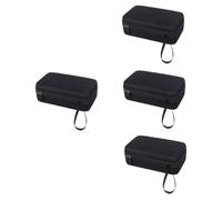 SOLUSTRE 4pcs Electric Vehicle Charger Storage Bag Hard Shell Outdoor Organizer for Bike Scooter Motorcycle Cables Shockproof and Pressure-Resistant Design Compact for Easy Carrying