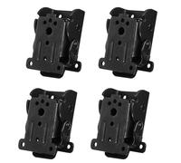 SOLUSTRE 4pcs Folding Table Leg Bracket: Heavy Duty Hinges Replacement - 90 Degree Self-Locking Metal Hinges for Furniture - DIY Desk Bed Cabinet