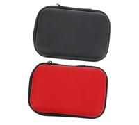SOLUSTRE 4pcs Guitar Pick Case Storage Box with Mesh Pocket and Smooth Strong Zipper Eva Material Hand Strap for Guitar Picks Organiser Suitable for Concert and Music Party