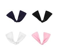 SOLUSTRE 4pcs Hair Bun Maker Set for Women, Versatile Iron Wire Hairbands in Assorted Colours, Easy to Put and Take, for Daily Fashion Outfits and Creating Neat Hair Buns