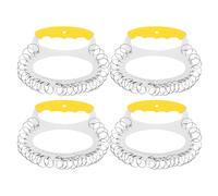 SOLUSTRE 4pcs Key Organizer Board 28 Slots Stainless Steel Plastic Key Holder with Handle Versatile Utility for Room Entrance and Office Lightweight Large Capacity