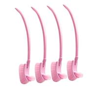SOLUSTRE 4pcs Long Handle Toilet Brush Cleaning Brush for Bathroom Toilet Urinal Floor Sink Wc Supplies Back Scrubber for Deep Clean Random Color