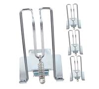 SOLUSTRE 4pcs Metal Cash Drawer Insert Clips Reliable Bill Holders for Retail Organization Secure Storage for Cash Receipts for Supermarkets Businesses